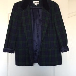 Plaid Blazer